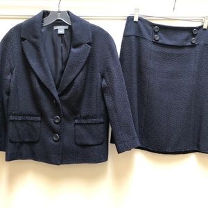 Ann Taylor Navy Suit